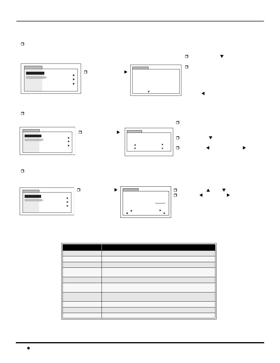 Canales (cont.), Tabla de titulos, 40 l | Peración, Guia, Giratoria, Titulos en el menu canales bajo titulos seleccione, Etiqueta quando usar | Panasonic CinemaVision PT 53WX42 User Manual | Page 98 / 112