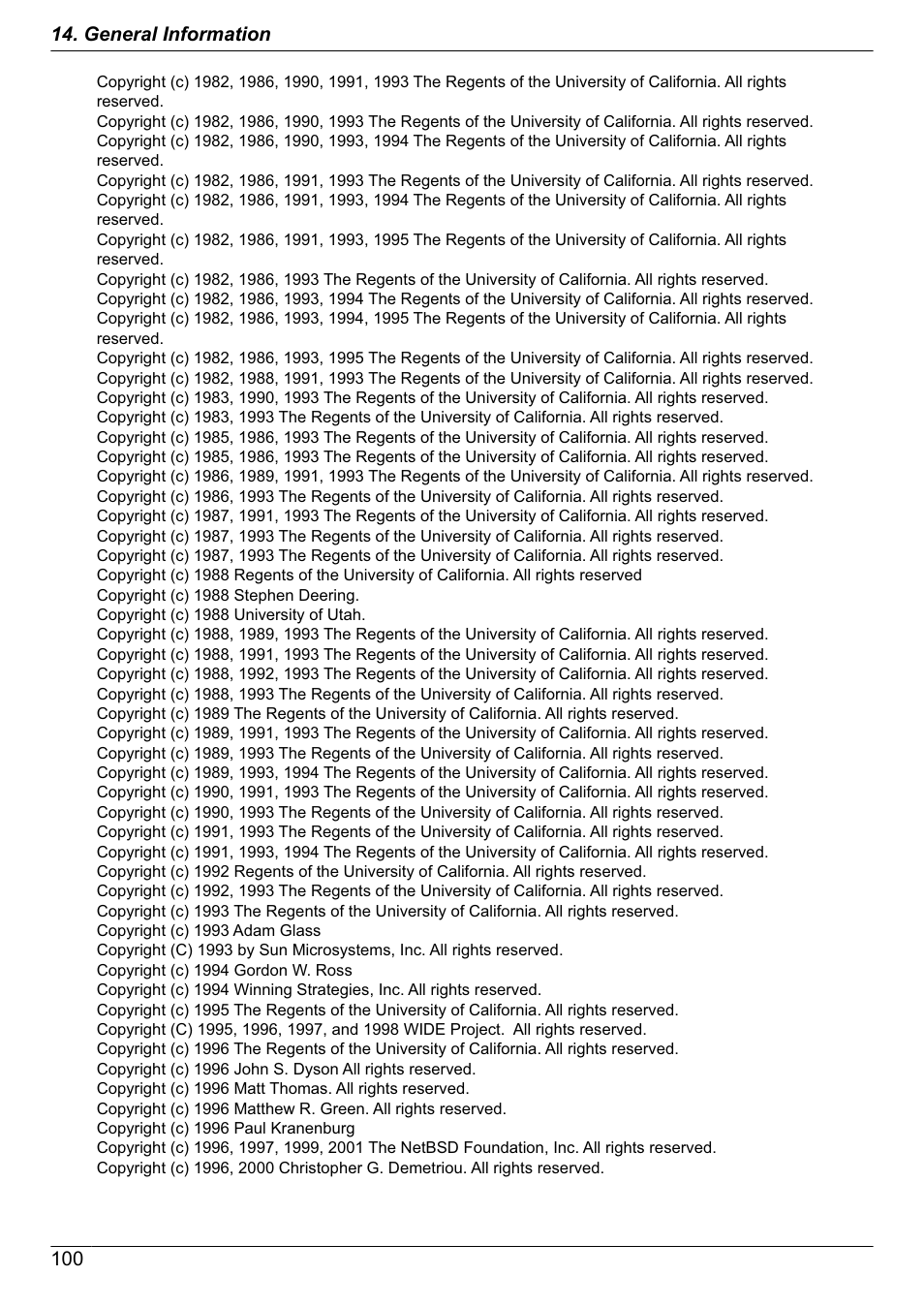 Panasonic CM0310DY0-CD User Manual | Page 100 / 116