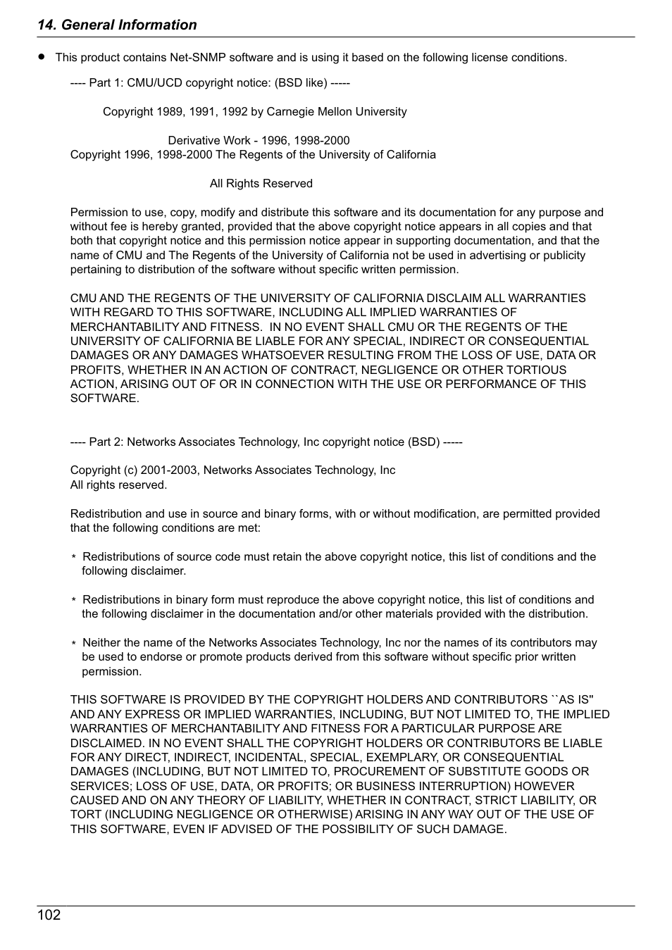 Panasonic CM0310DY0-CD User Manual | Page 102 / 116