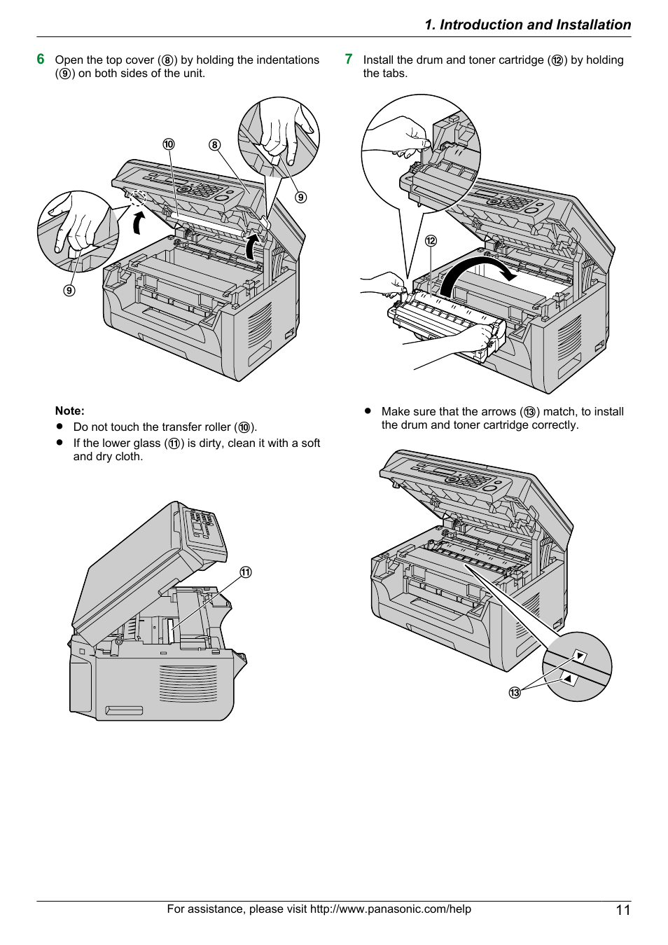 Panasonic CM0310DY0-CD User Manual | Page 11 / 116