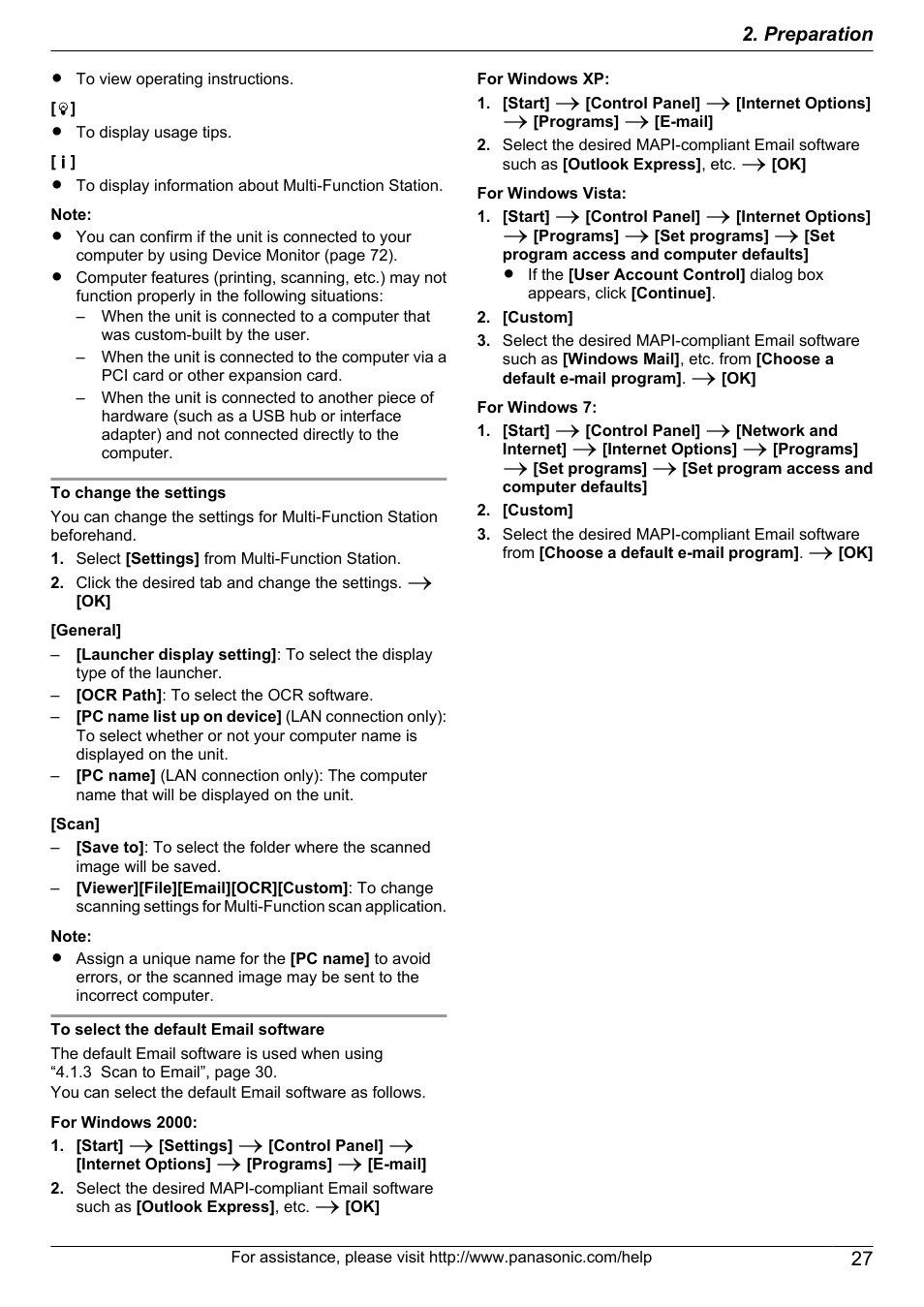 27 2. preparation | Panasonic CM0310DY0-CD User Manual | Page 27 / 116
