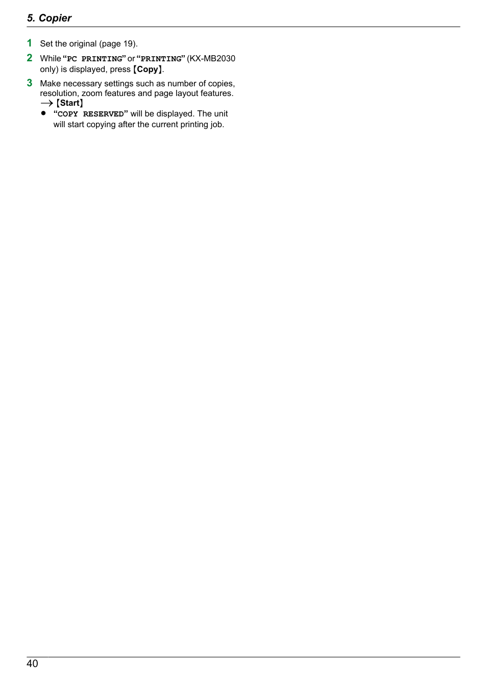 Panasonic CM0310DY0-CD User Manual | Page 40 / 116