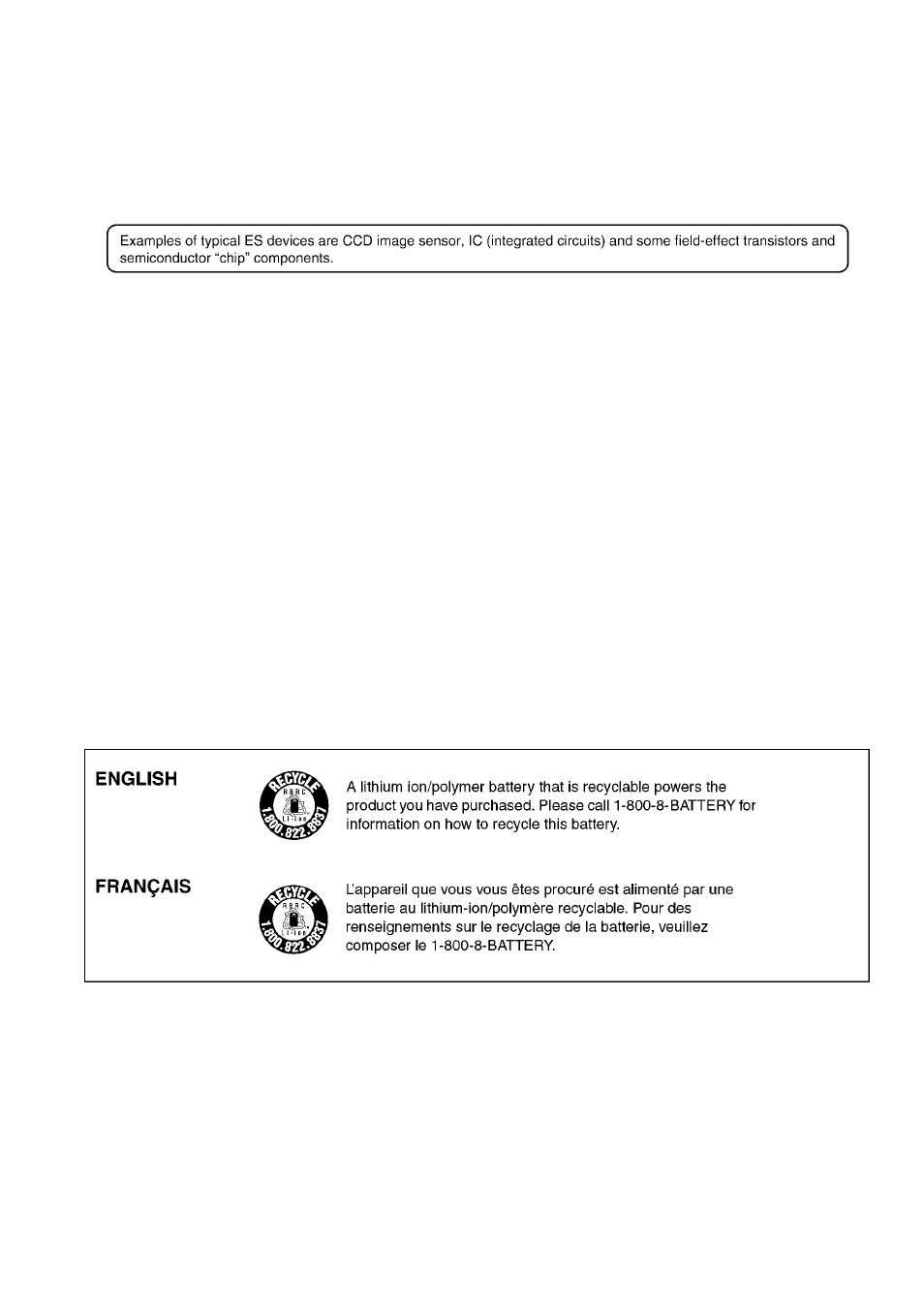 2 warning, How to recycle the lithium ion battery (u.s. only) | Panasonic DMC-TZ1GK User Manual | Page 5 / 63