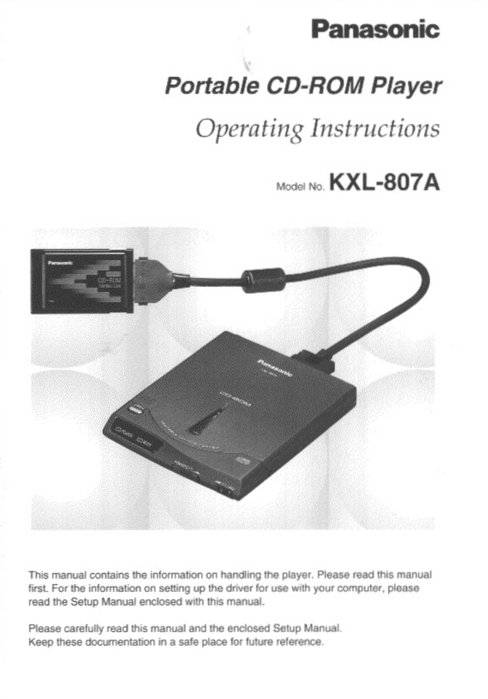 Panasonic KXL-807A User Manual | 32 pages