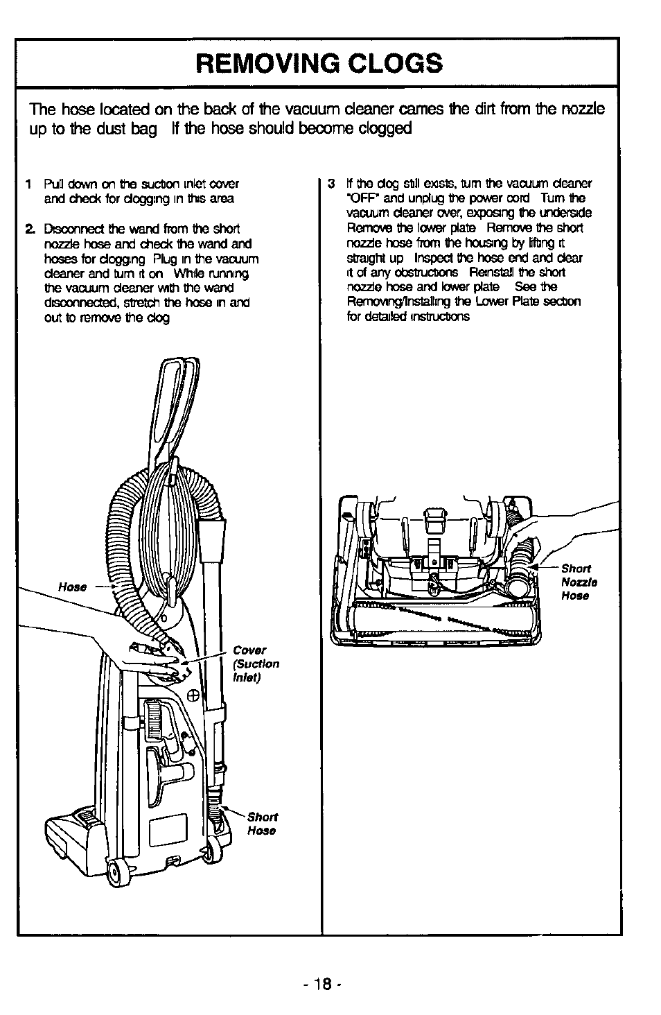 Panasonic MC-V6945 User Manual | Page 18 / 24