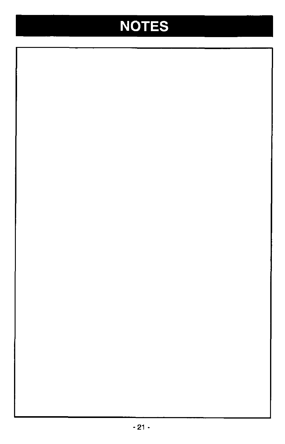 Panasonic MC-V6945 User Manual | Page 21 / 24