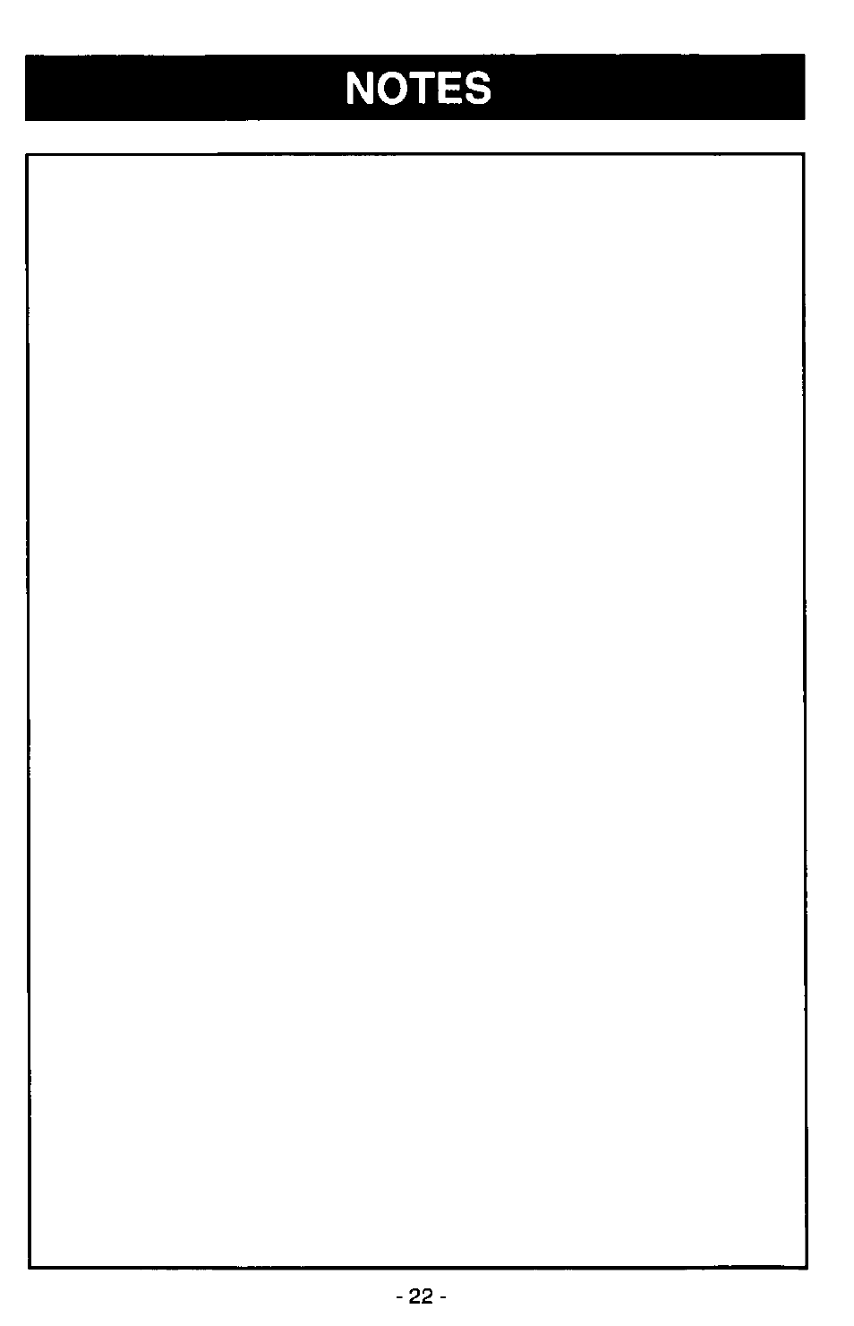 Panasonic MC-V6945 User Manual | Page 22 / 24