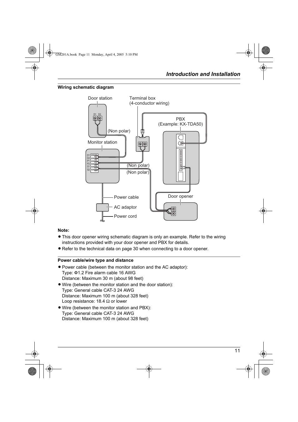 Panasonic VL-GM201A User Manual | Page 11 / 32