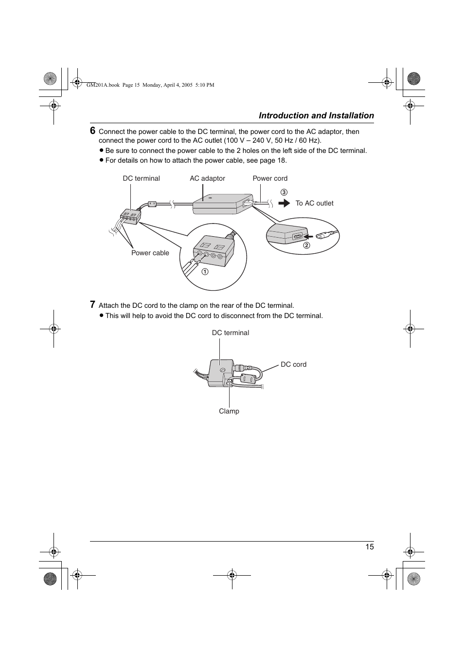 Panasonic VL-GM201A User Manual | Page 15 / 32