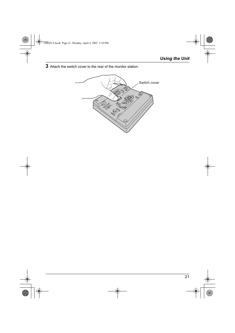 Panasonic VL-GM201A User Manual | Page 21 / 32