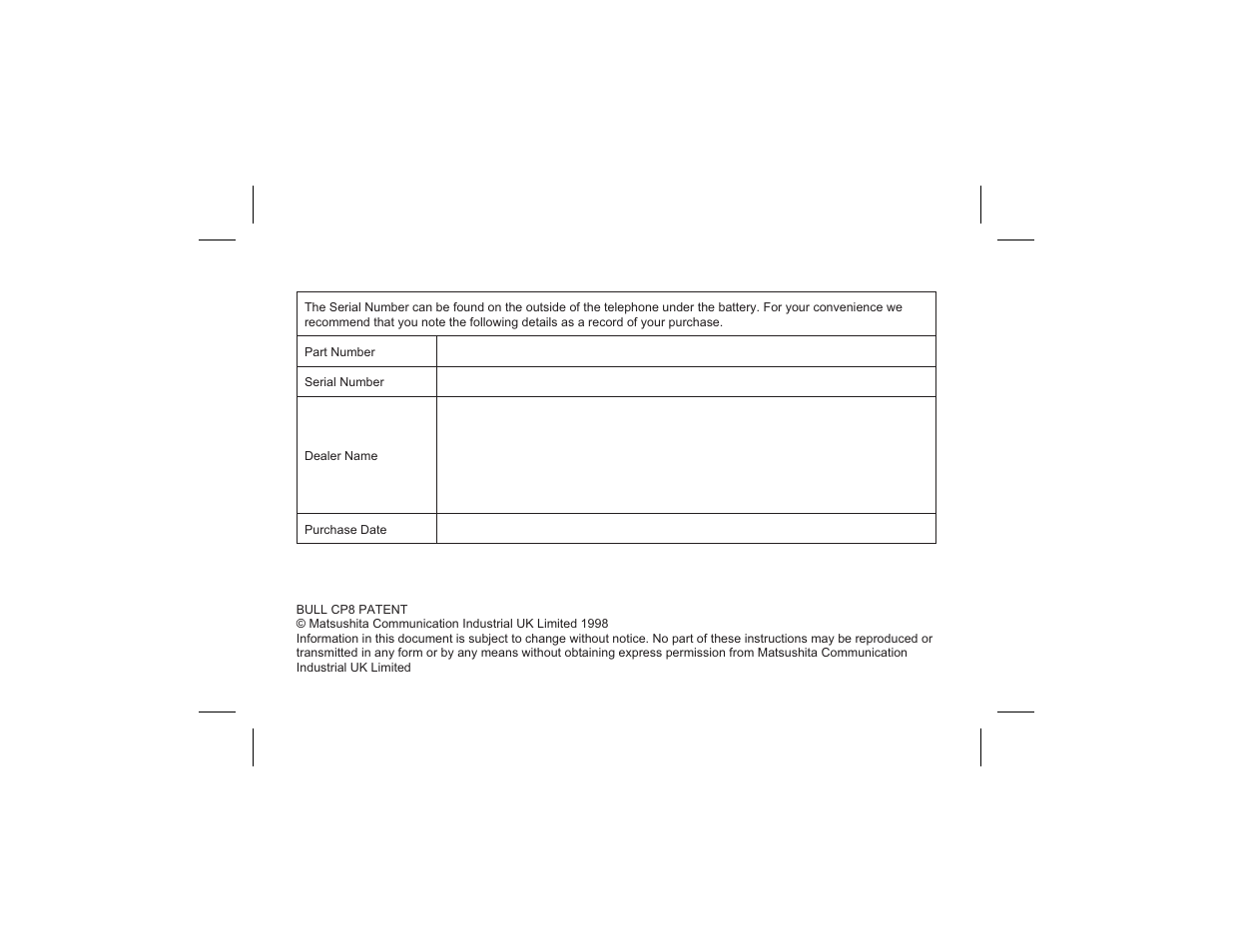 Panasonic EB-G520  EN User Manual | Page 39 / 40