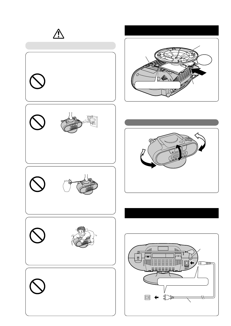 P6 （つづき, P6 準備をする | Panasonic RX-MDX55 User Manual | Page 6 / 56