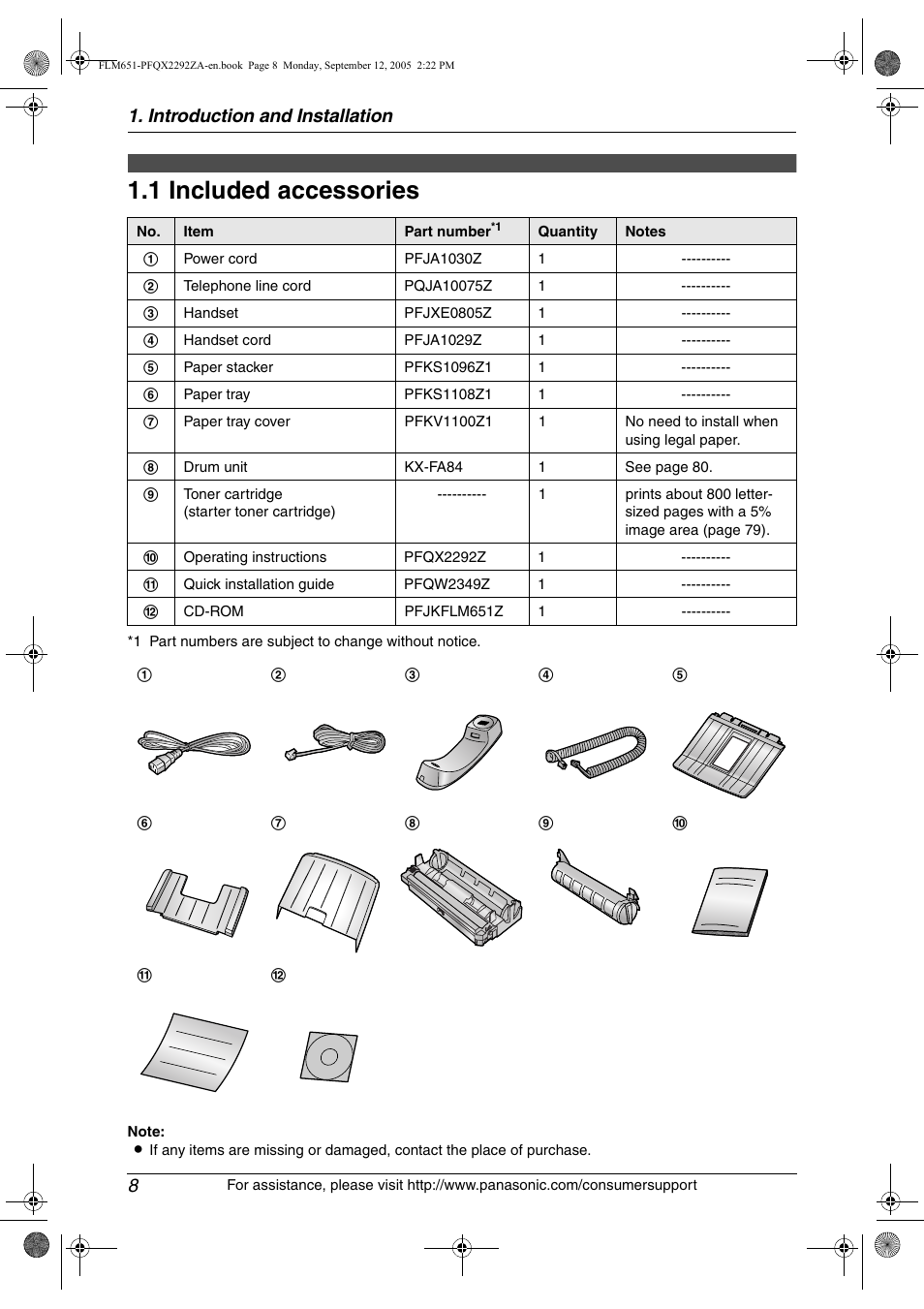 Panasonic KX-FLM651 User Manual | Page 10 / 90