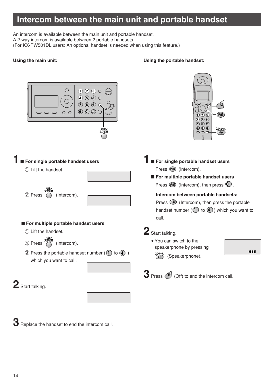 Panasonic KX-PW501DW User Manual | Page 14 / 20