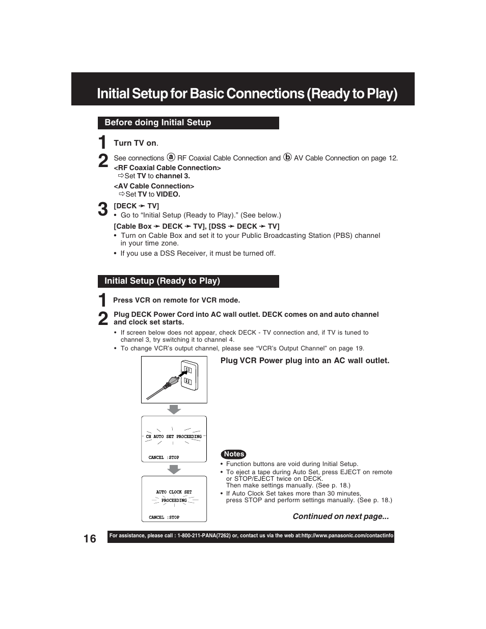 Panasonic PV-D4735S User Manual | Page 16 / 72