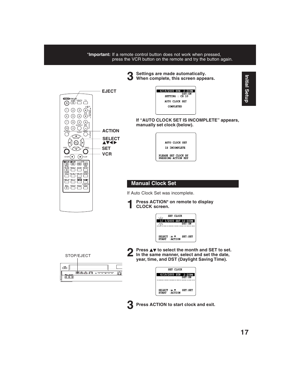 Panasonic PV-D4735S User Manual | Page 17 / 72