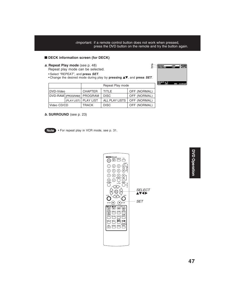 Panasonic PV-D4735S User Manual | Page 47 / 72