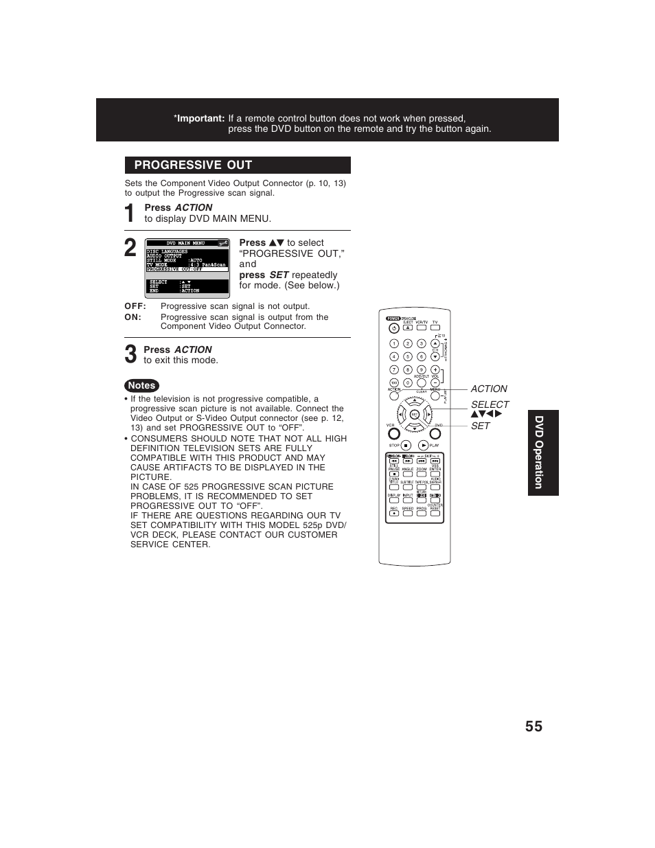Panasonic PV-D4735S User Manual | Page 55 / 72
