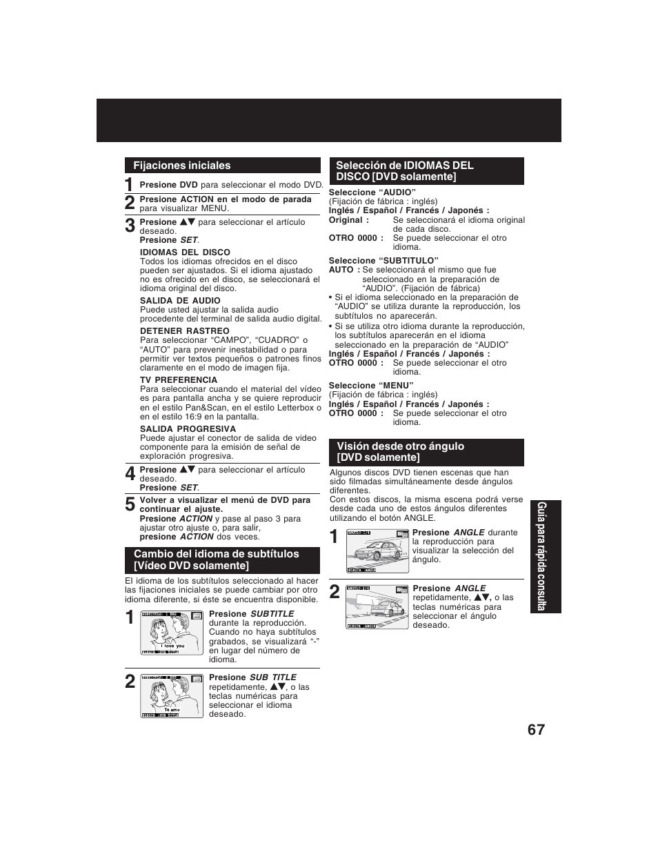 Panasonic PV-D4735S User Manual | Page 67 / 72