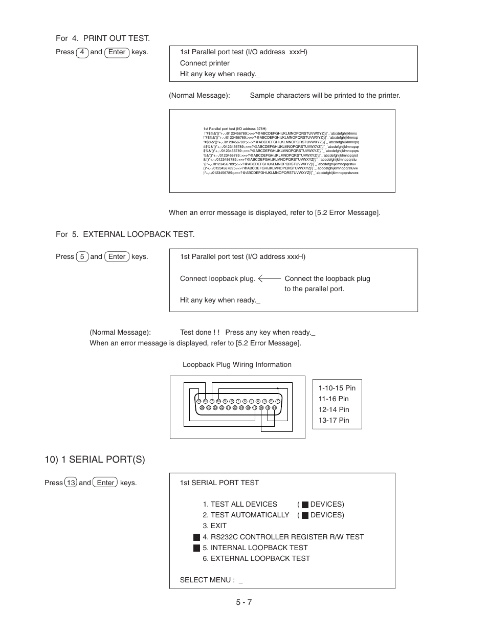 10) 1 serial port(s) | Panasonic CF-72 User Manual | Page 32 / 69