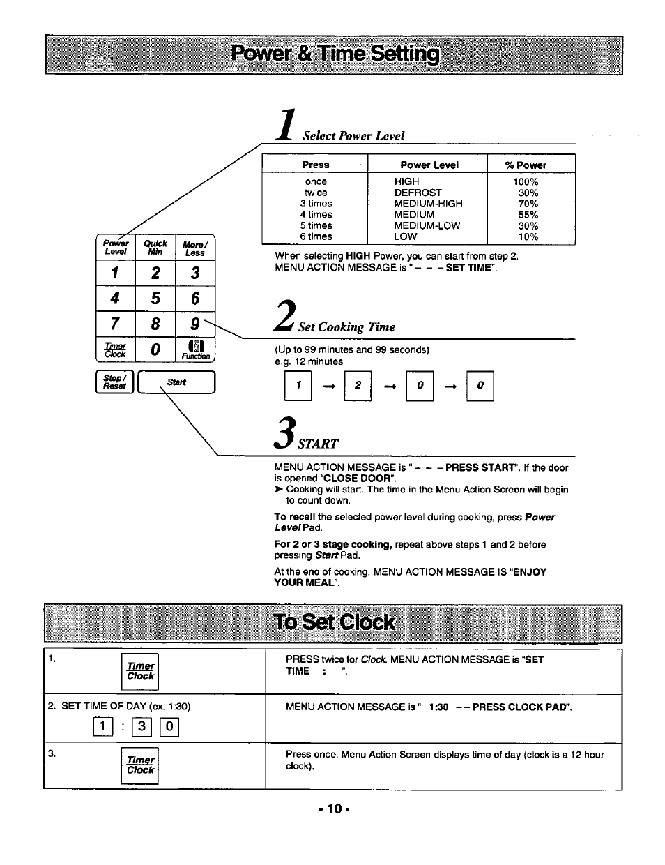 Panasonic GENIUS 1100 NN-N688 User Manual | Page 12 / 56