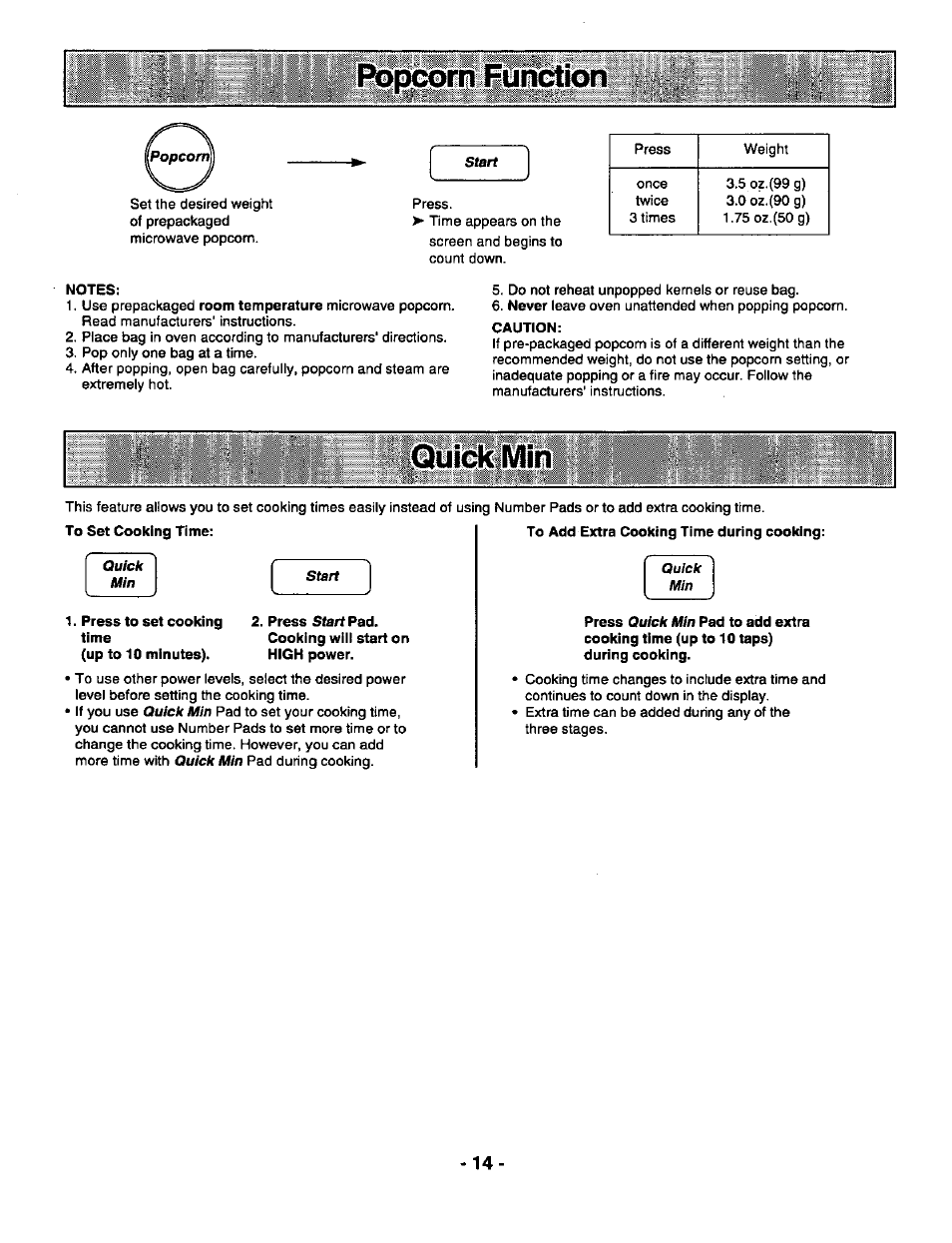 Notes, To set cooking time, Ll>ptori iuliction | Panasonic GENIUS 1100 NN-N688 User Manual | Page 16 / 56