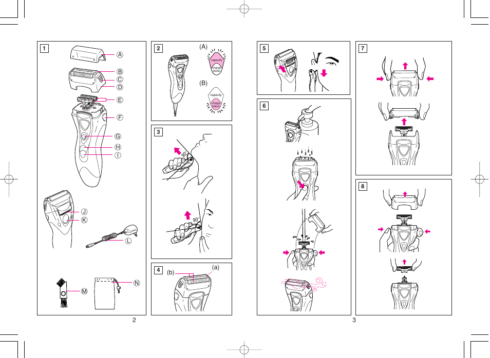 Panasonic ES8017 User Manual | Page 2 / 35