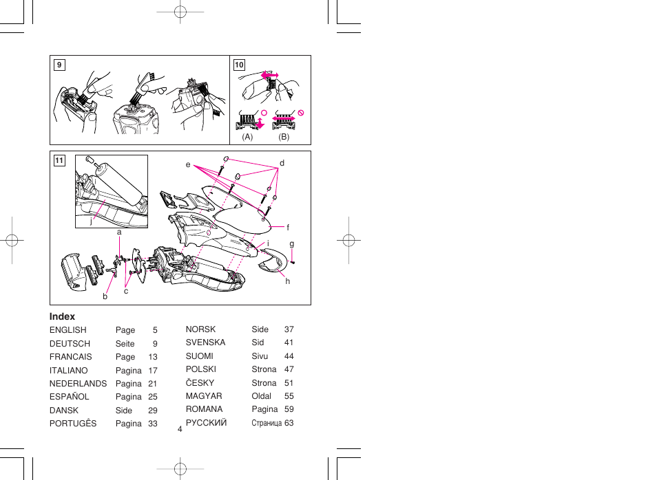 Panasonic ES8017 User Manual | Page 3 / 35