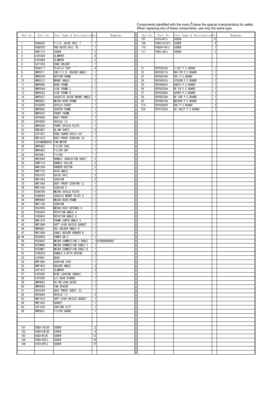 Chassis & frame assembly, Mpl-14 | Panasonic AJ-HD1800MC User Manual | Page 15 / 19