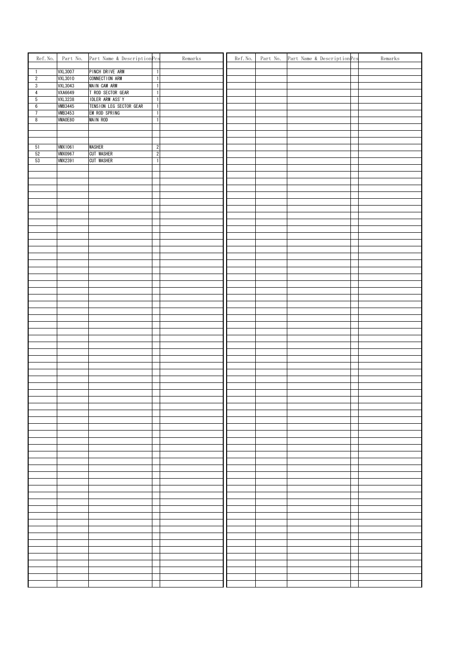Mechanical chassis assembly (2), Mpl-4 | Panasonic AJ-HD1800MC User Manual | Page 5 / 19