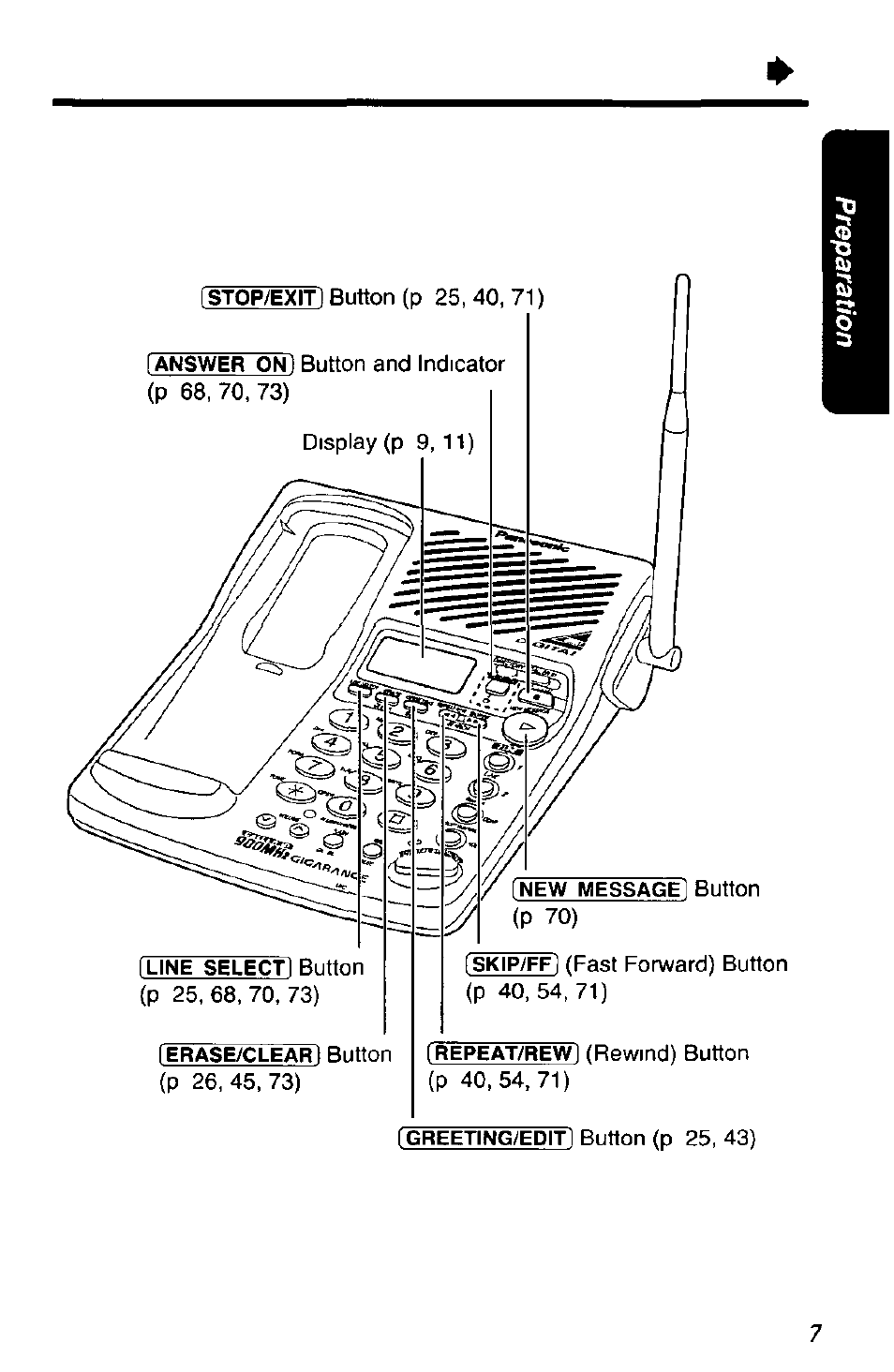 Panasonic KX-TC1891B User Manual | Page 7 / 96