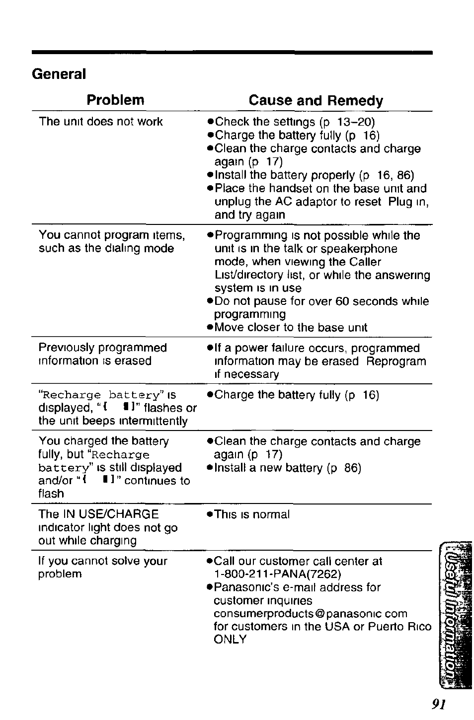 Panasonic KX-TC1891B User Manual | Page 91 / 96