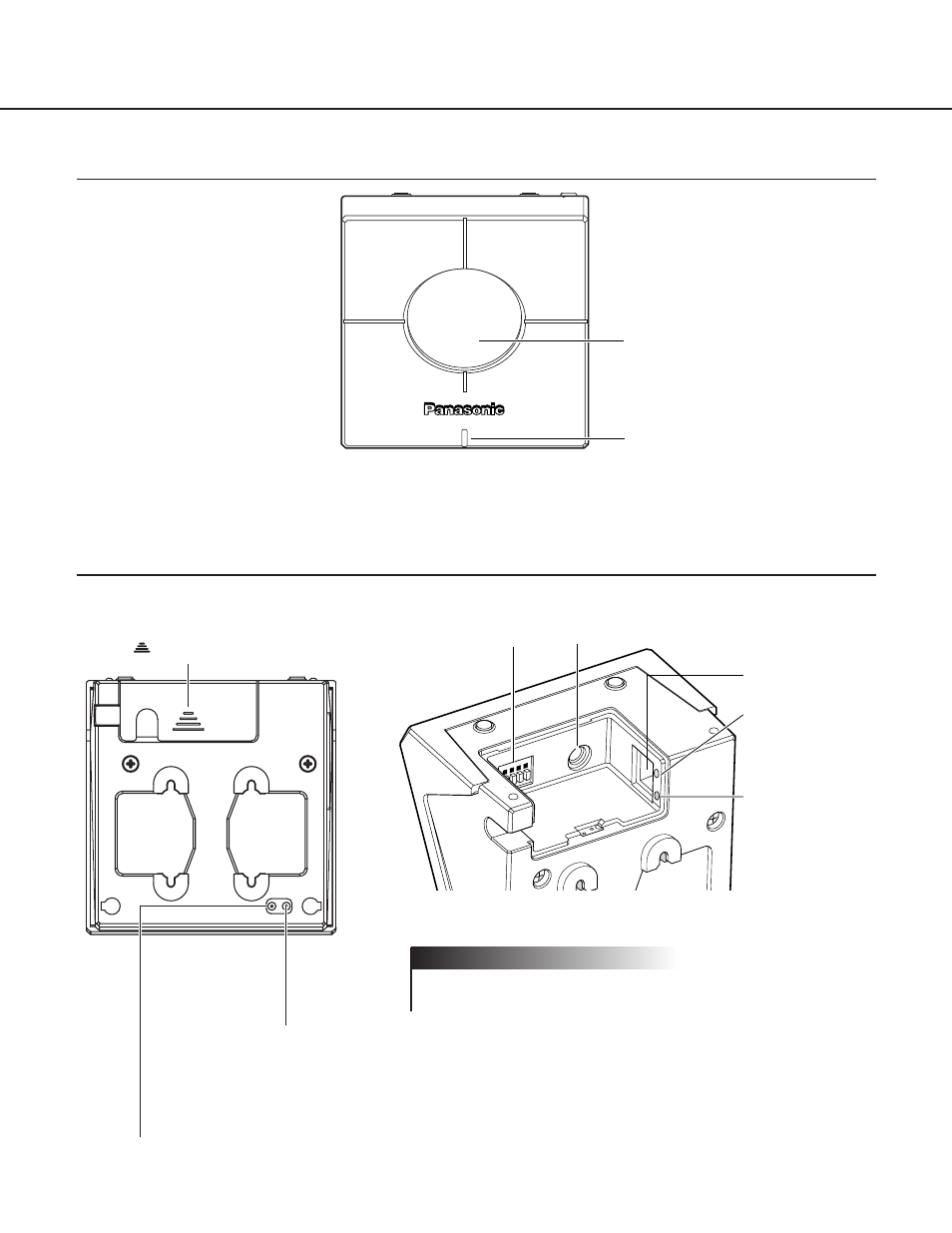 Major operating controls and their functions, Front view, Rear view | Panasonic WV-NM100 User Manual | Page 10 / 74