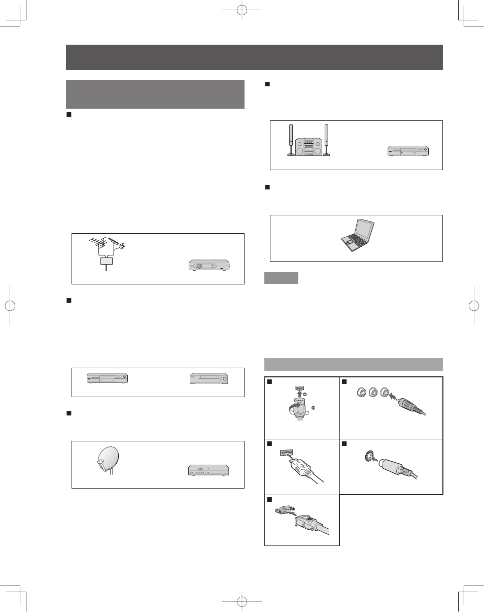 Installation, Connected equipment introduction (signal source) | Panasonic LIFI PT-61LCX7 User Manual | Page 12 / 64