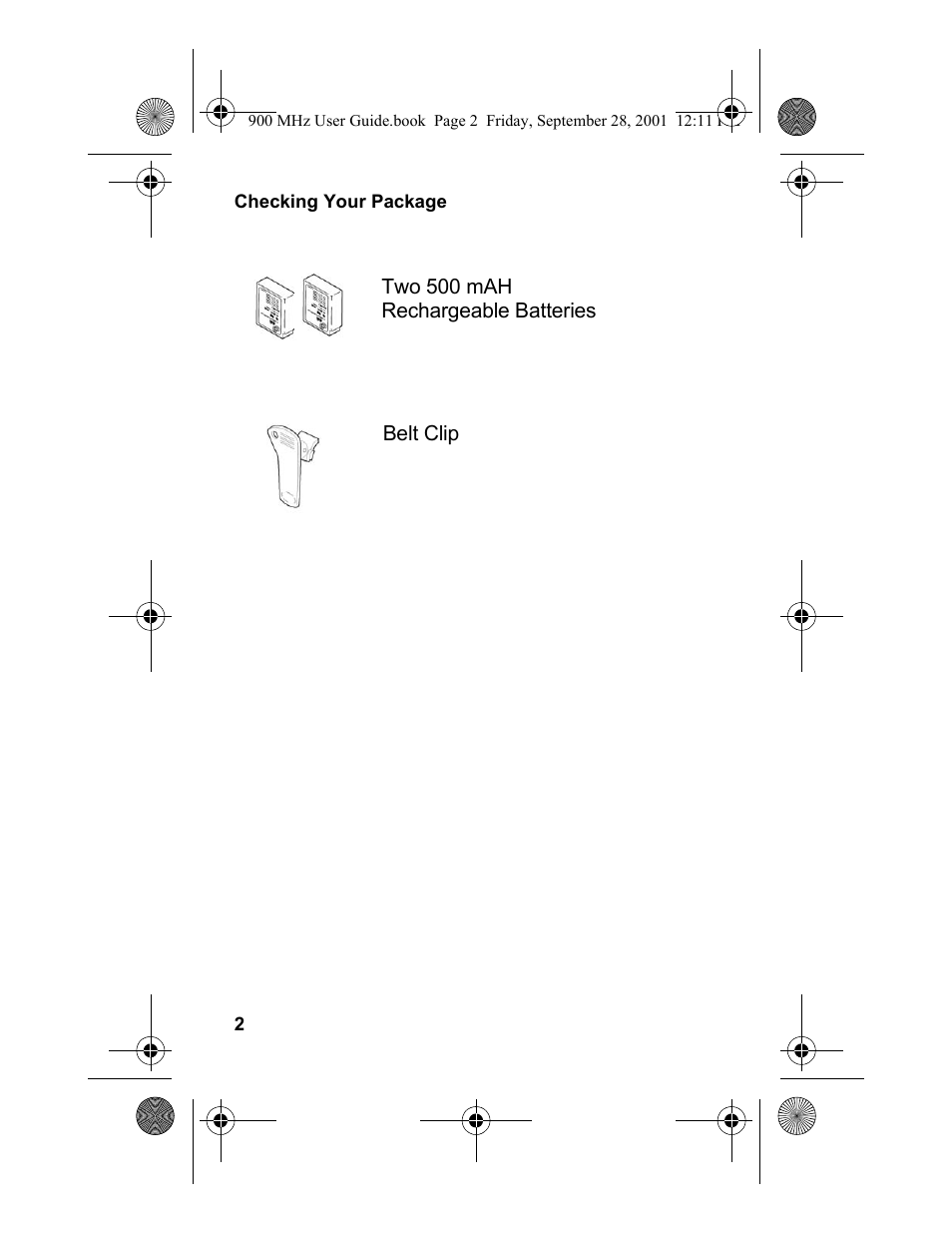 Panasonic 900 MHz User Manual | Page 6 / 26