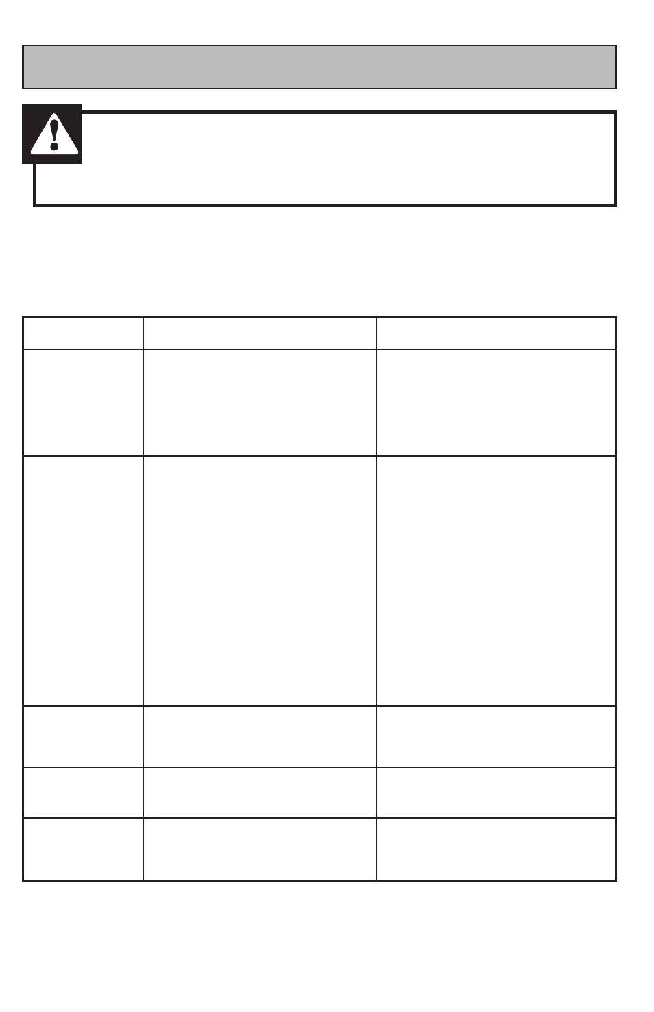 Warning, Before requesting service | Panasonic MC-V200 User Manual | Page 20 / 24
