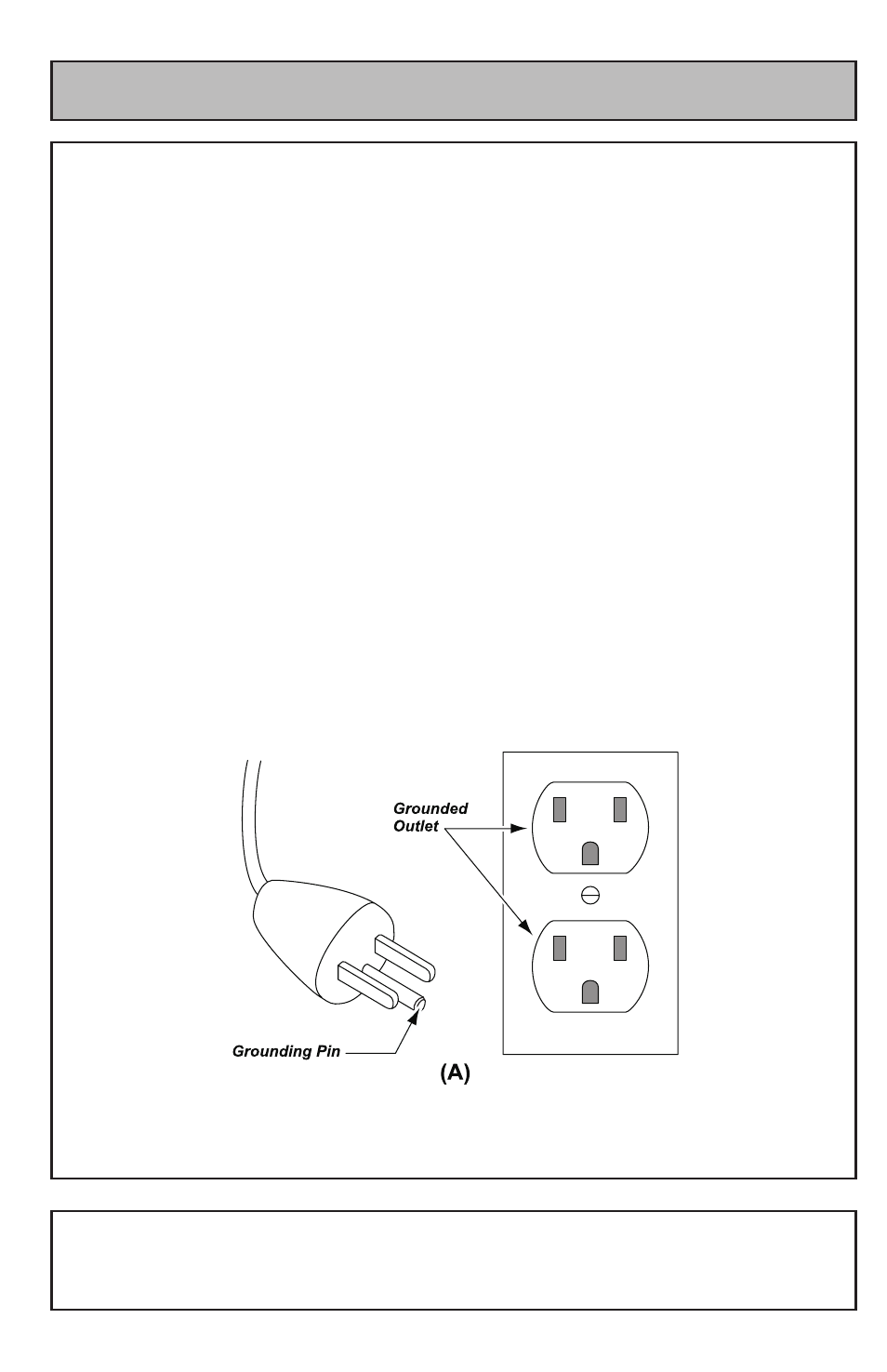 Danger, Grounding instructions | Panasonic MC-V200 User Manual | Page 7 / 24