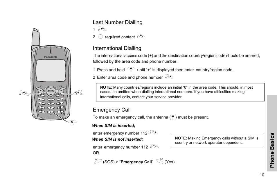 Panasonic GSM EB-G51M User Manual | Page 13 / 91