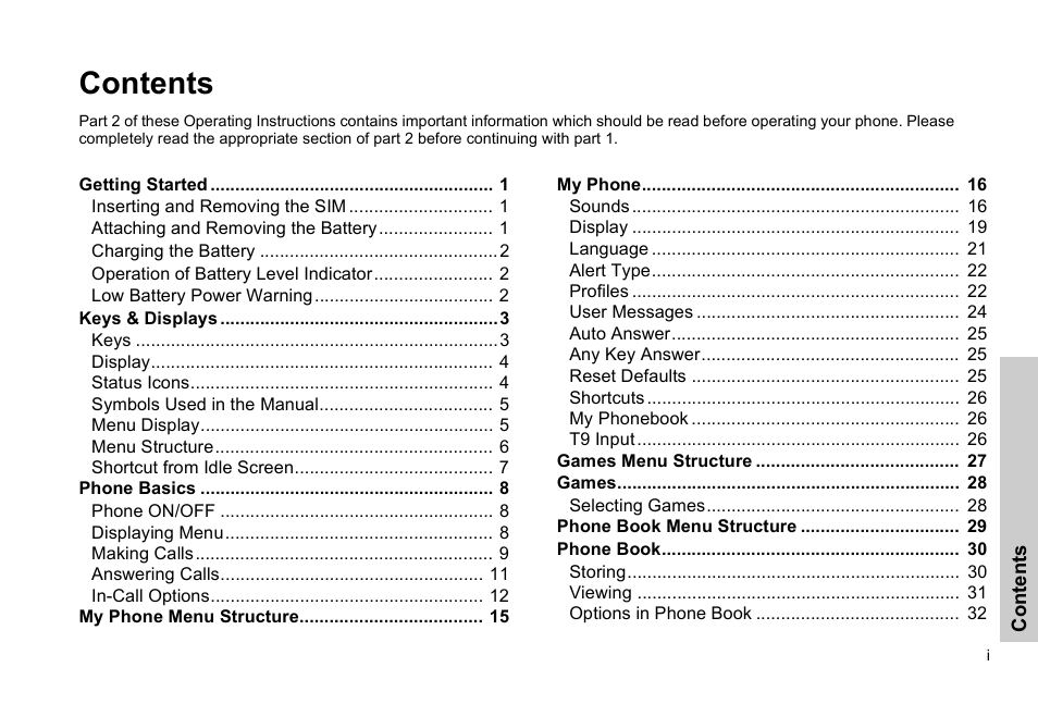 Panasonic GSM EB-G51M User Manual | Page 2 / 91