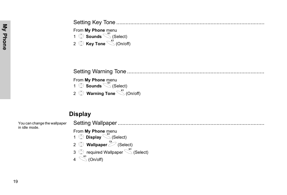 Display | Panasonic GSM EB-G51M User Manual | Page 22 / 91