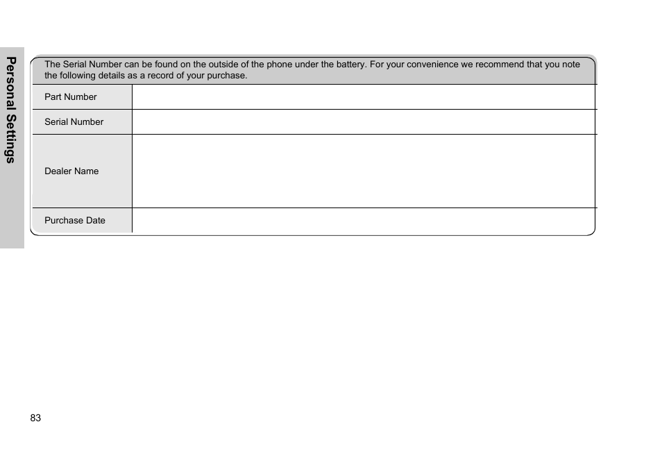 Panasonic GSM EB-G51M User Manual | Page 86 / 91