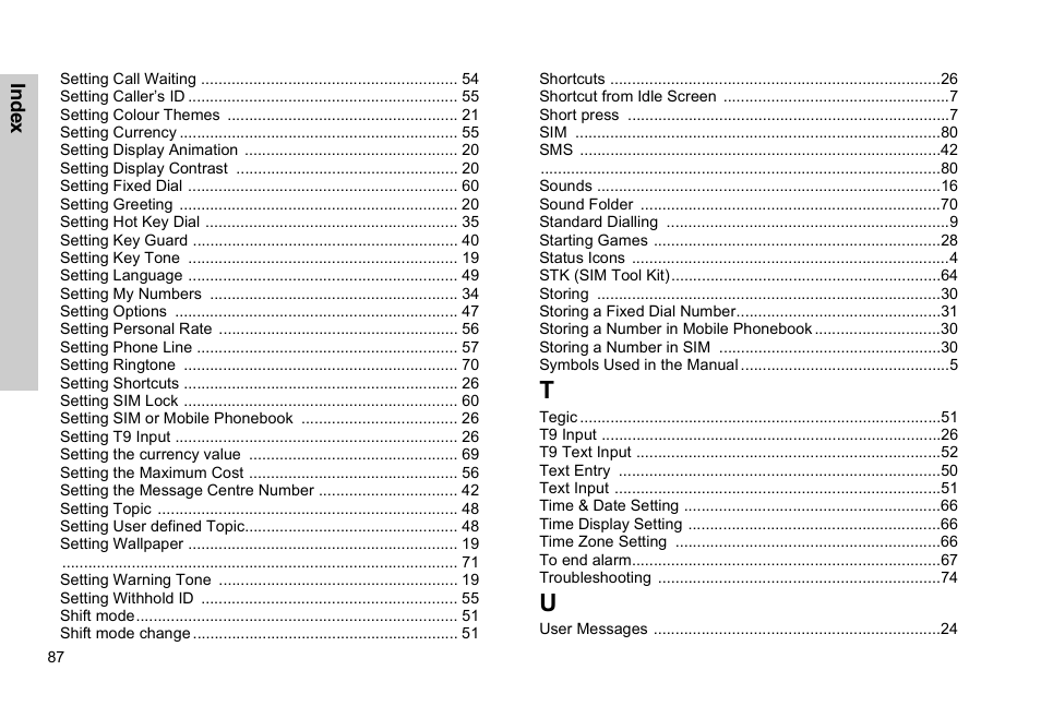 Panasonic GSM EB-G51M User Manual | Page 90 / 91