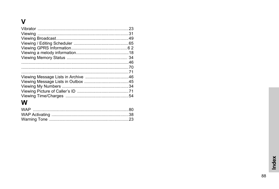 Panasonic GSM EB-G51M User Manual | Page 91 / 91