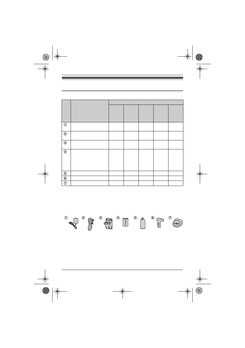 Accessory information | Panasonic KX-TG6432 User Manual | Page 4 / 64