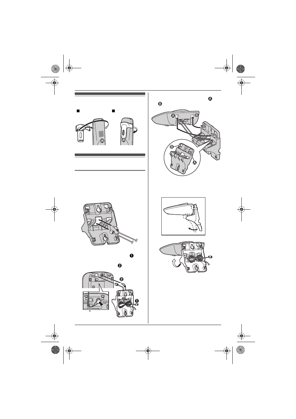 Useful information, Belt clip, Wall mounting | Belt clip wall mounting | Panasonic KX-TG6432 User Manual | Page 42 / 64