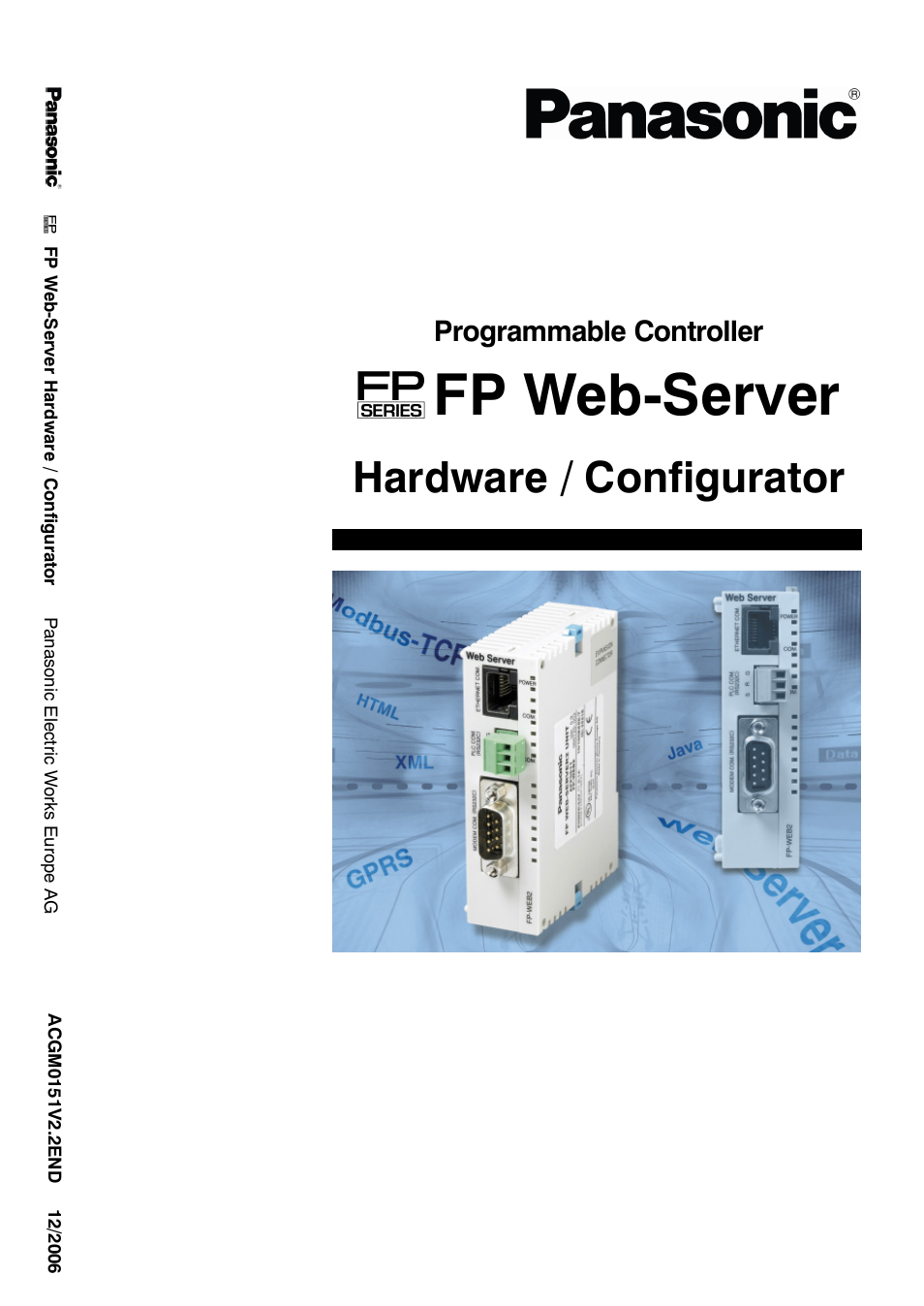 Panasonic Web-Server FP User Manual | 194 pages