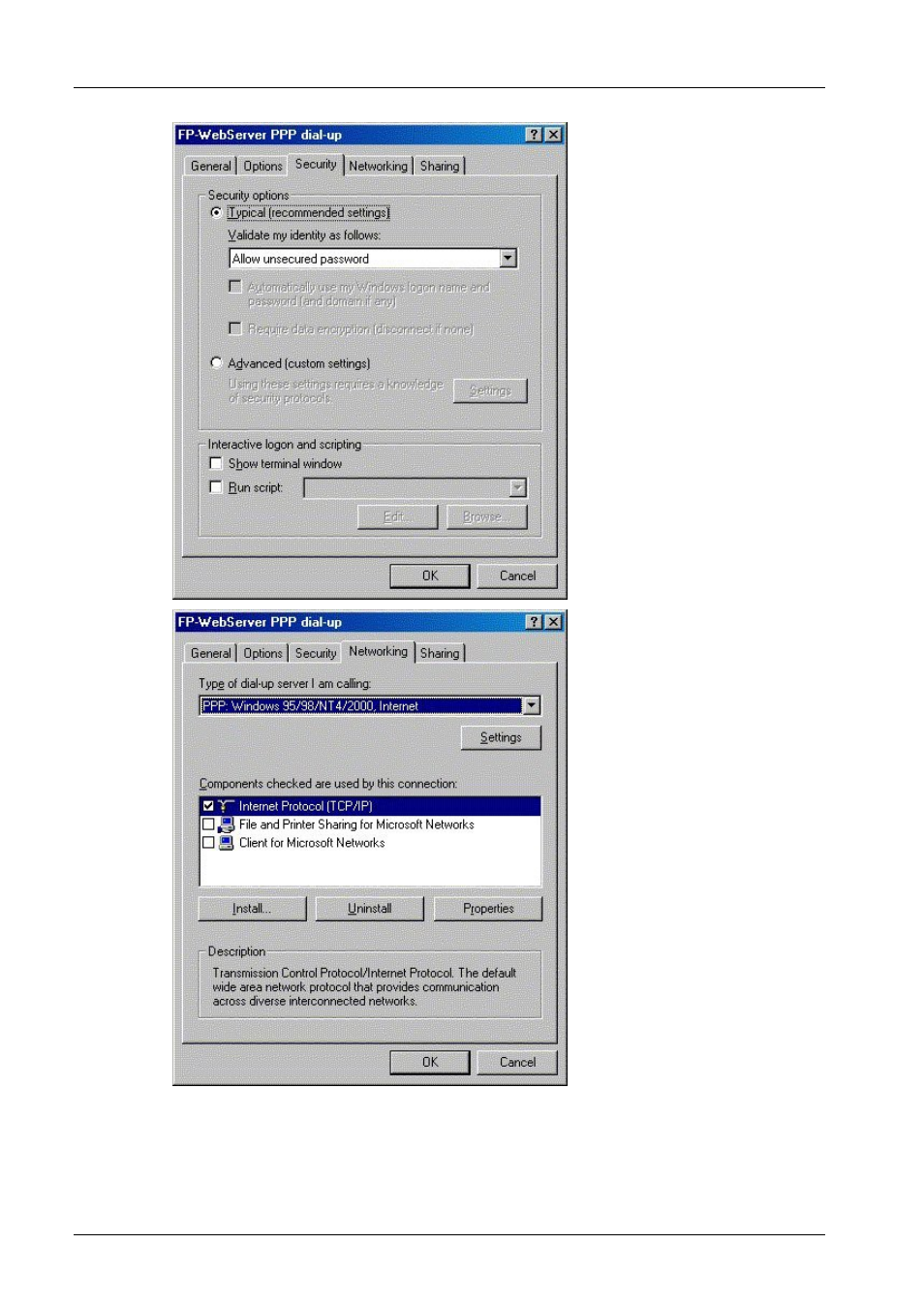 Panasonic Web-Server FP User Manual | Page 127 / 194