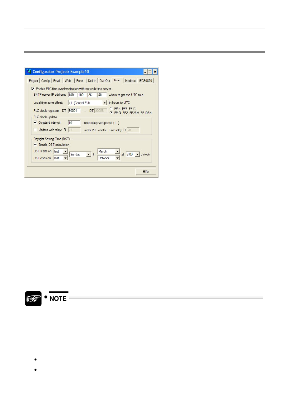S)ntp servers, 1 (s)ntp servers | Panasonic Web-Server FP User Manual | Page 151 / 194