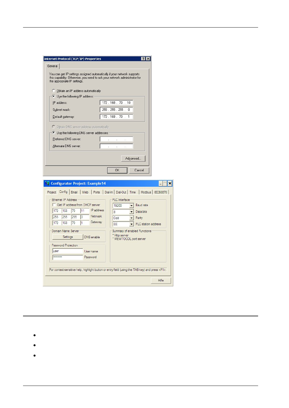 Panasonic Web-Server FP User Manual | Page 185 / 194