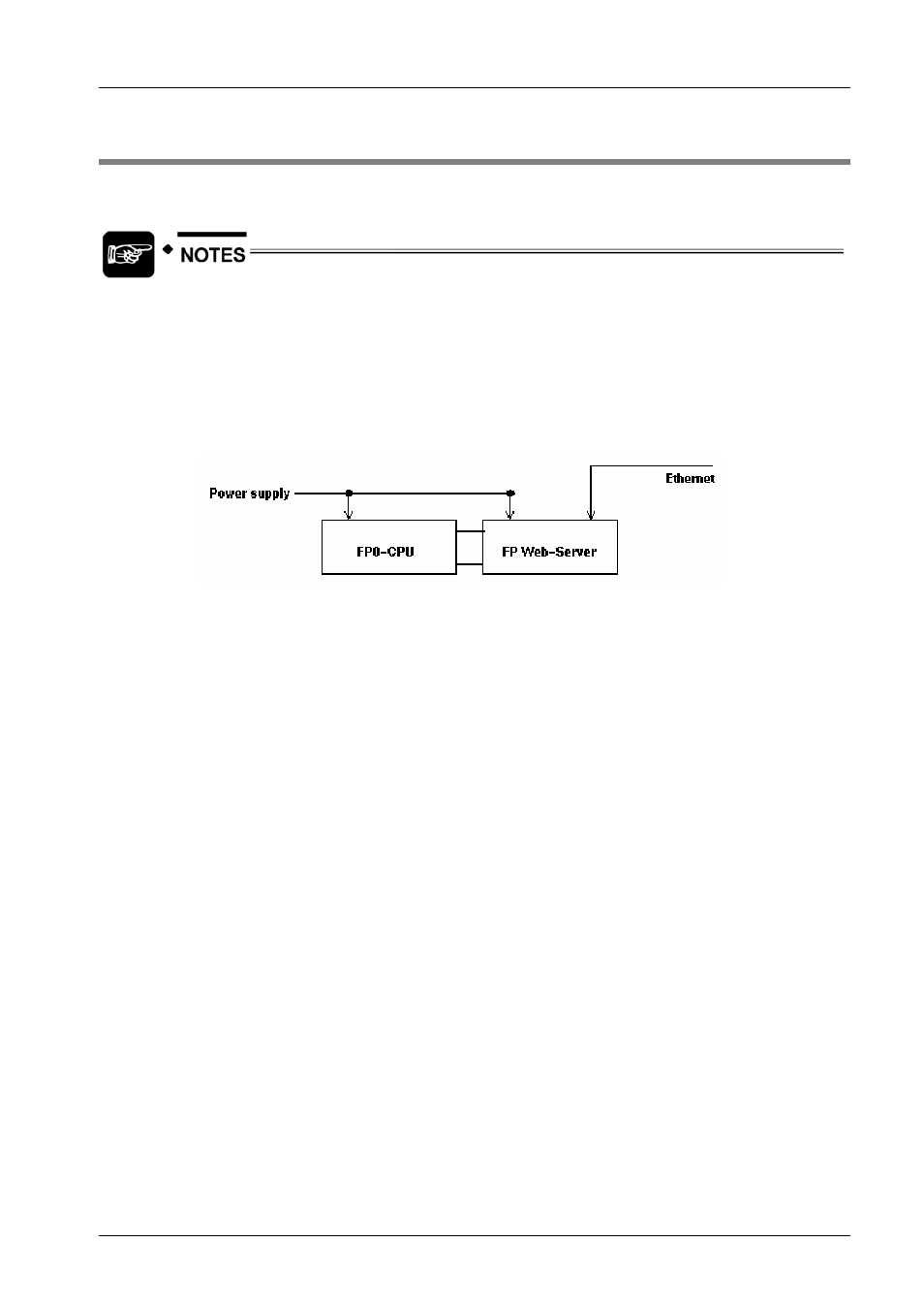 Connecting the power supply, 9 connecting the power supply | Panasonic Web-Server FP User Manual | Page 40 / 194